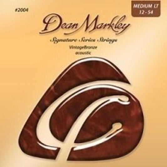 Dean Markley 2004 12-54 Bronze Medium Light Akustik Gitar Teli