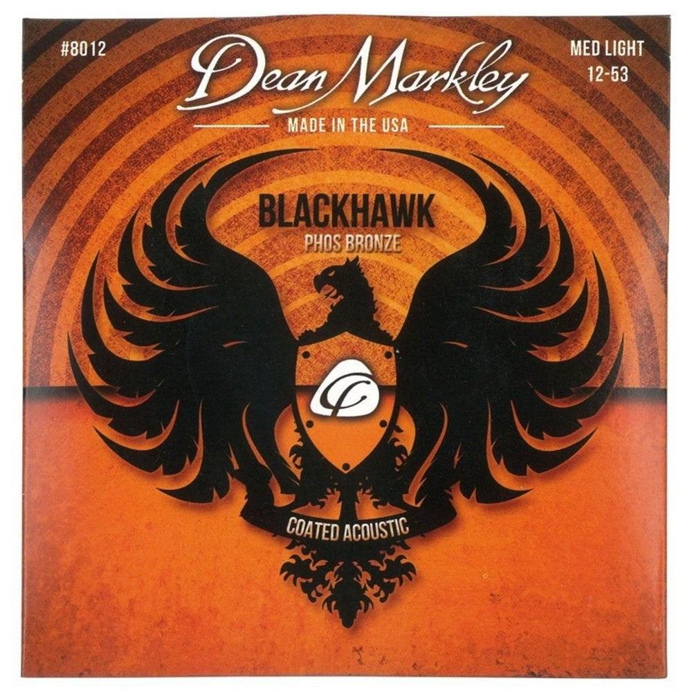Dean Markley Blackhawk 8012 12-53 Kaplamalı Medium Light Akustik Gitar Teli