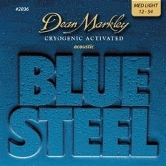 Dean Markley Blue Steel 2036 12-54 Medium Light Akustik Gitar Teli