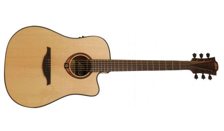 LAG GLA T88DCE Tramontane Dreadnought Akustik Gitar