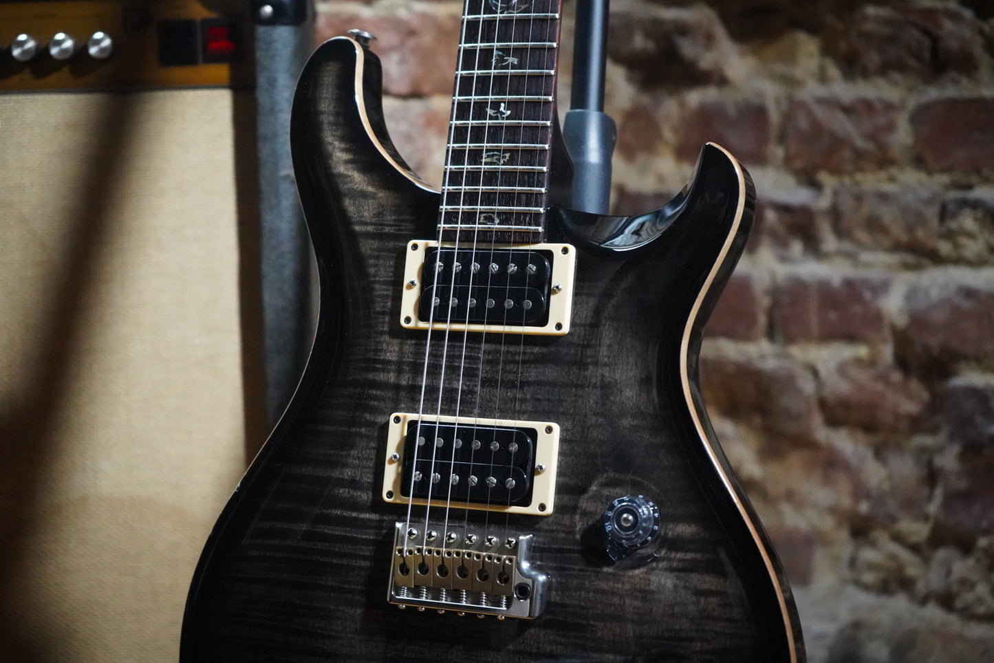 Paul Reed Smith Custom 24 PRS Elektro Gitar - Charcoal Burst