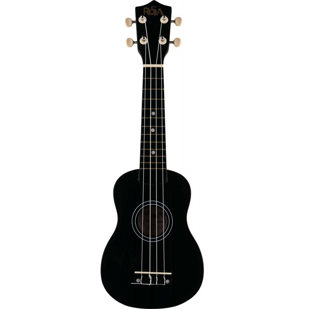 Rosa RU002-BK Siyah Soprano Ukulele