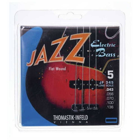 Thomastik Infield JF345 Flatwound Jazz Gitar Teli