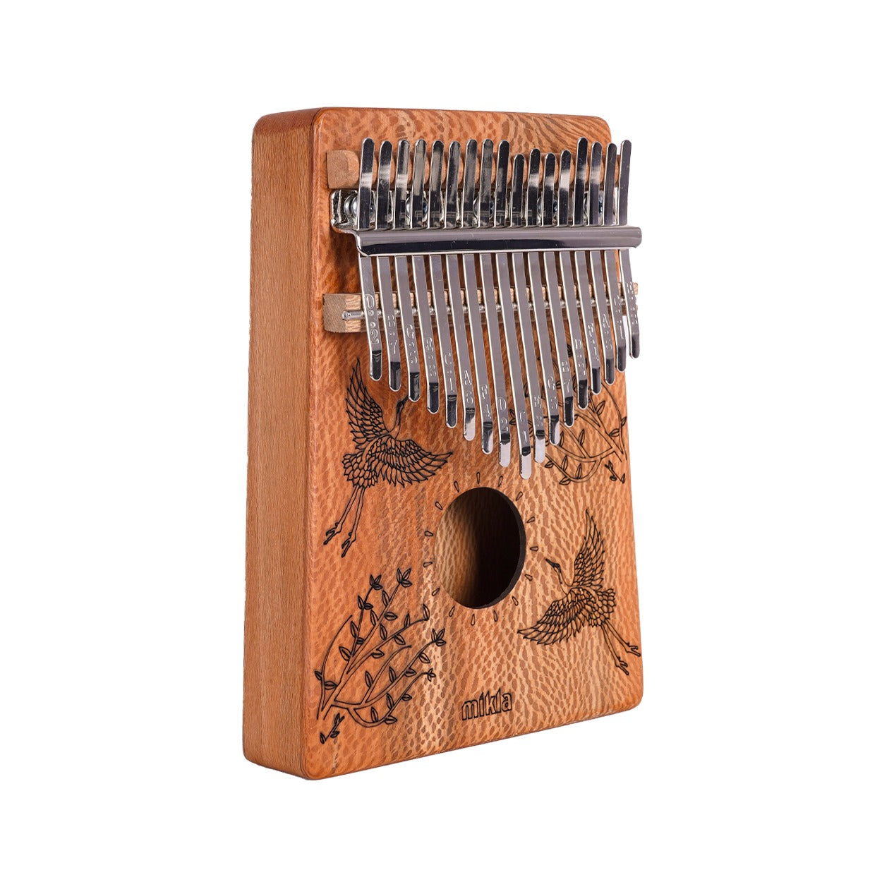 Mikla E-1 17 Tuş Masif Çınar Kalimba