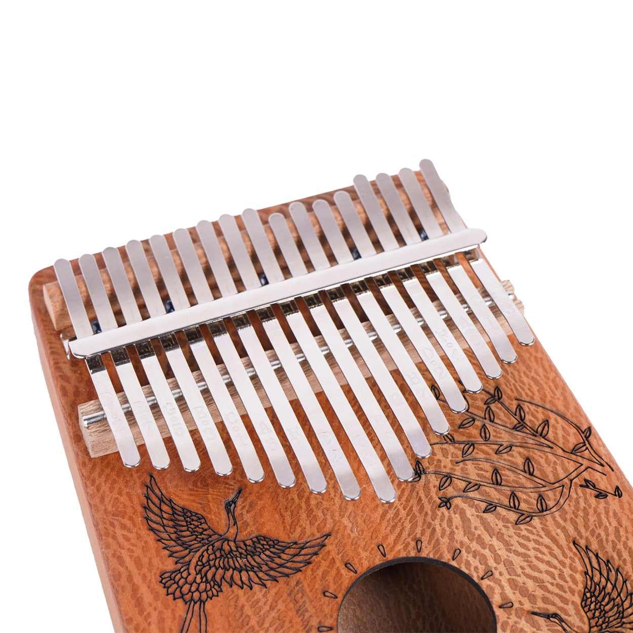 Mikla E-1 17 Tuş Masif Çınar Kalimba