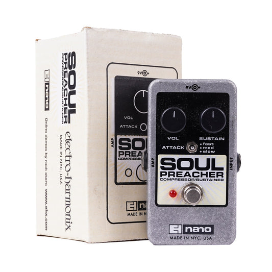 Electro Harmonix Soul Preacher Compressor & Sustainer Pedalı