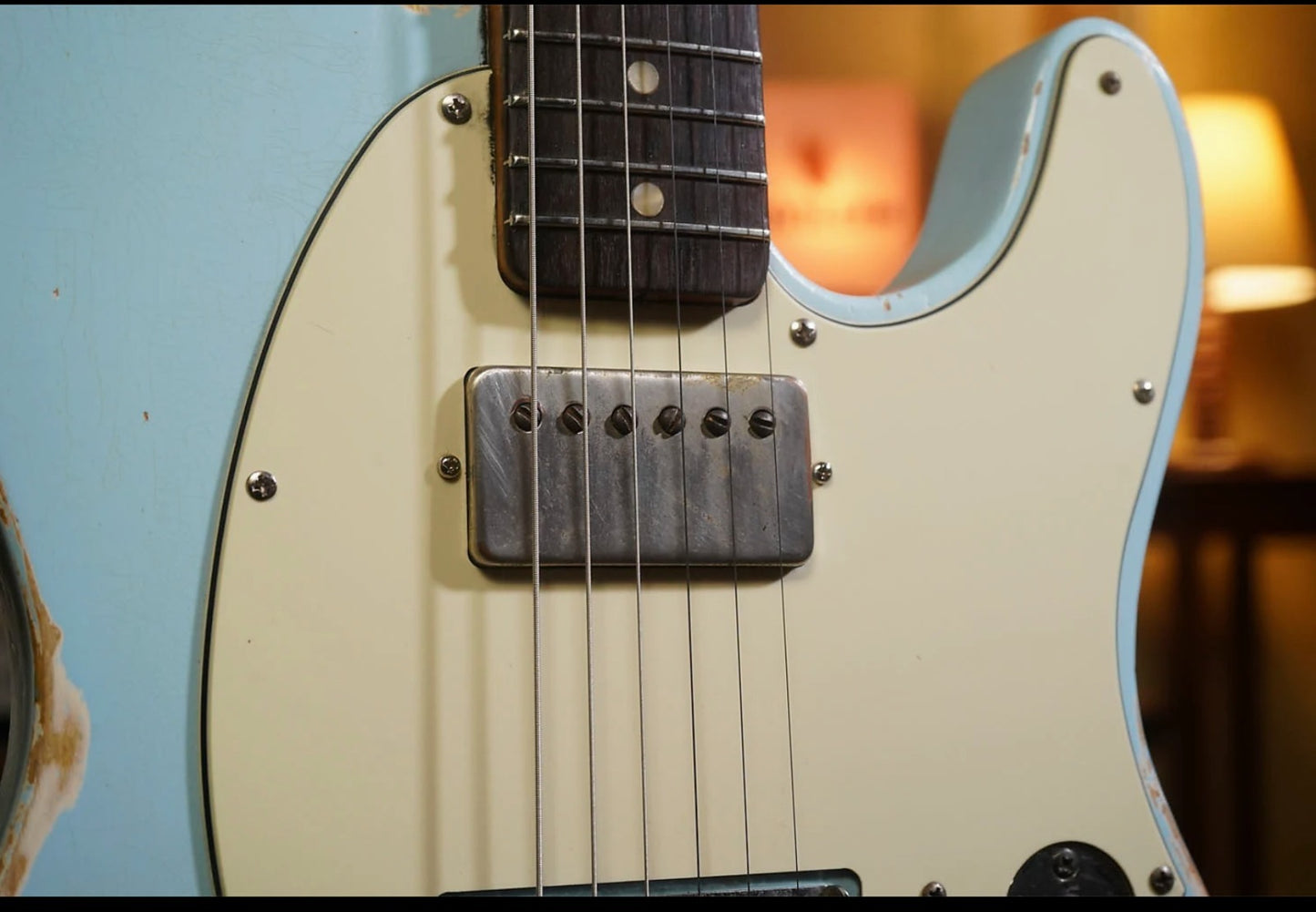 Fender 1967 Telecaster H-S Sonic Blue Refinish (Original, Not Reissue)