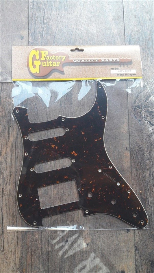 Domo STP-2TOR-B Tortoise Shell Hss Strat Pickguard