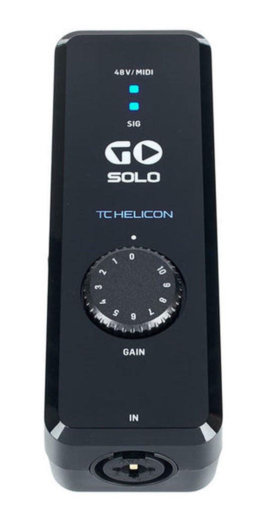 TC-Helicon GO SOLO Portatif Ses Kartı / MIDI Arabirim