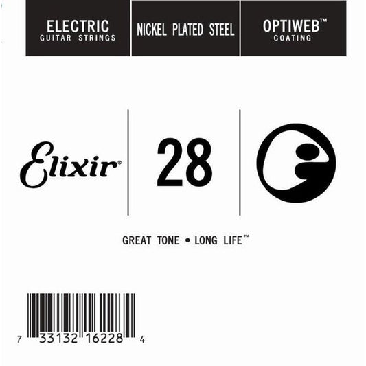 Elixir 16228 Optiweb SGL Tek Elektro Gitar Teli (28)