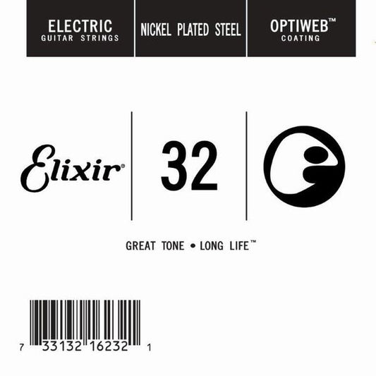 Elixir 16232 Optiweb SGL Tek Elektro Gitar Teli (32)