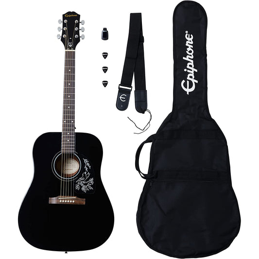 Epiphone Starling Akustik Gitar Seti - Black