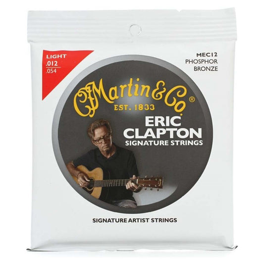 Martin MEC12 Phosphor Bronze Eric Clapton's Choice Akustik Gitar Teli (12-54)