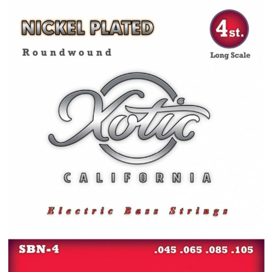 Xotic SBN-4 Nickel Plated Bas Gitar Teli (45-105)