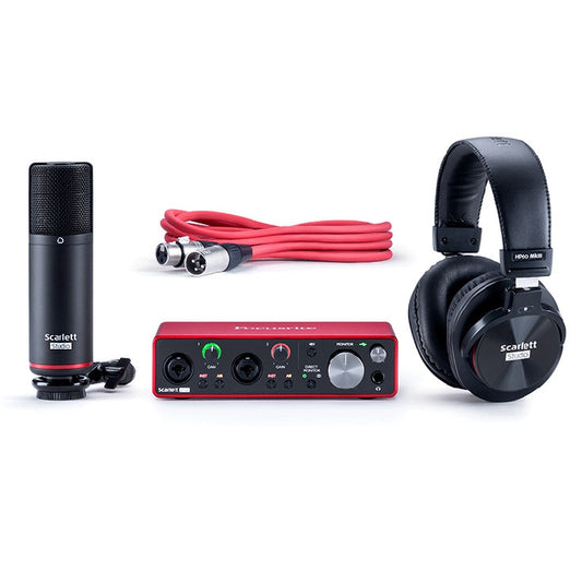 Focusrite Scarlett 2i2 3th Gen Kayıt Paketi