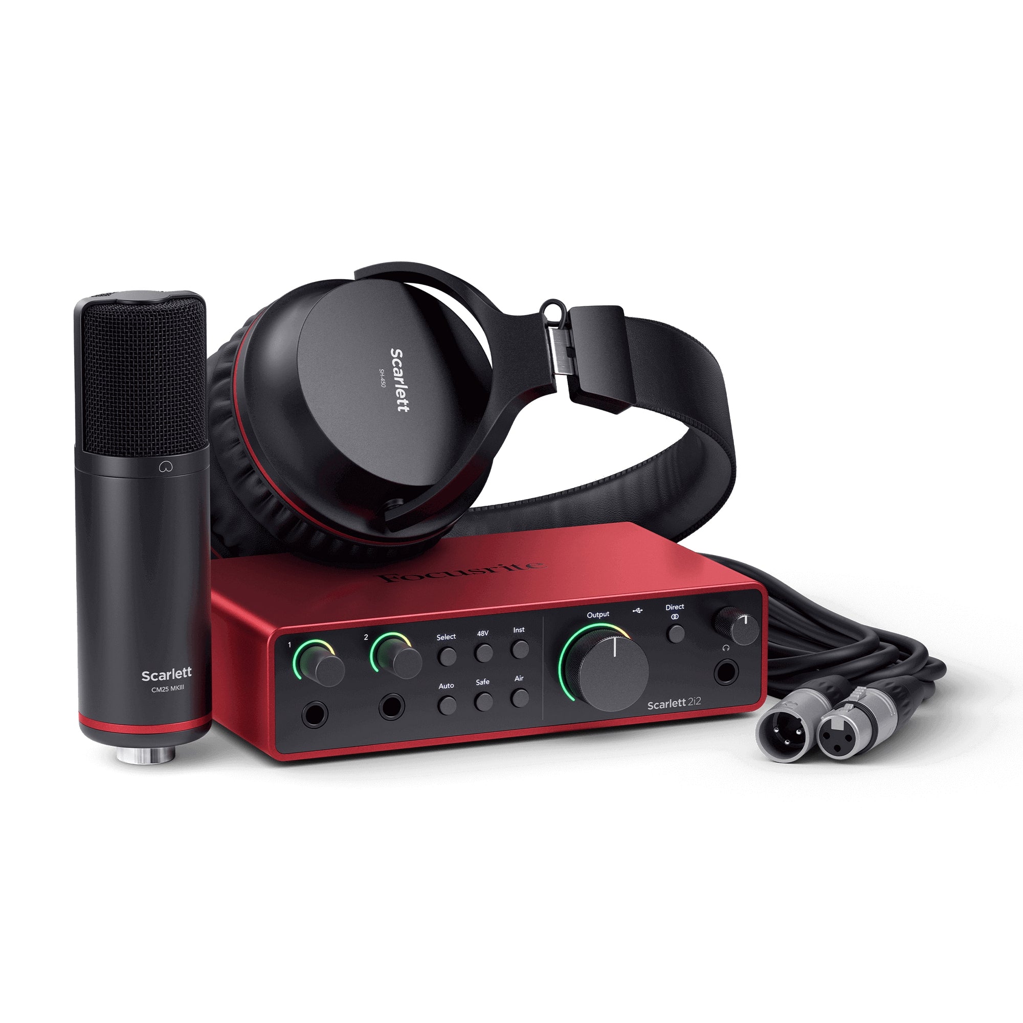 【美品】Focusrite Scarlett 2i2 4th Gen Focusrite Scarlett 2i2 Studio 4th Gen Kayıt Paketi – Kıvılcım Müzik