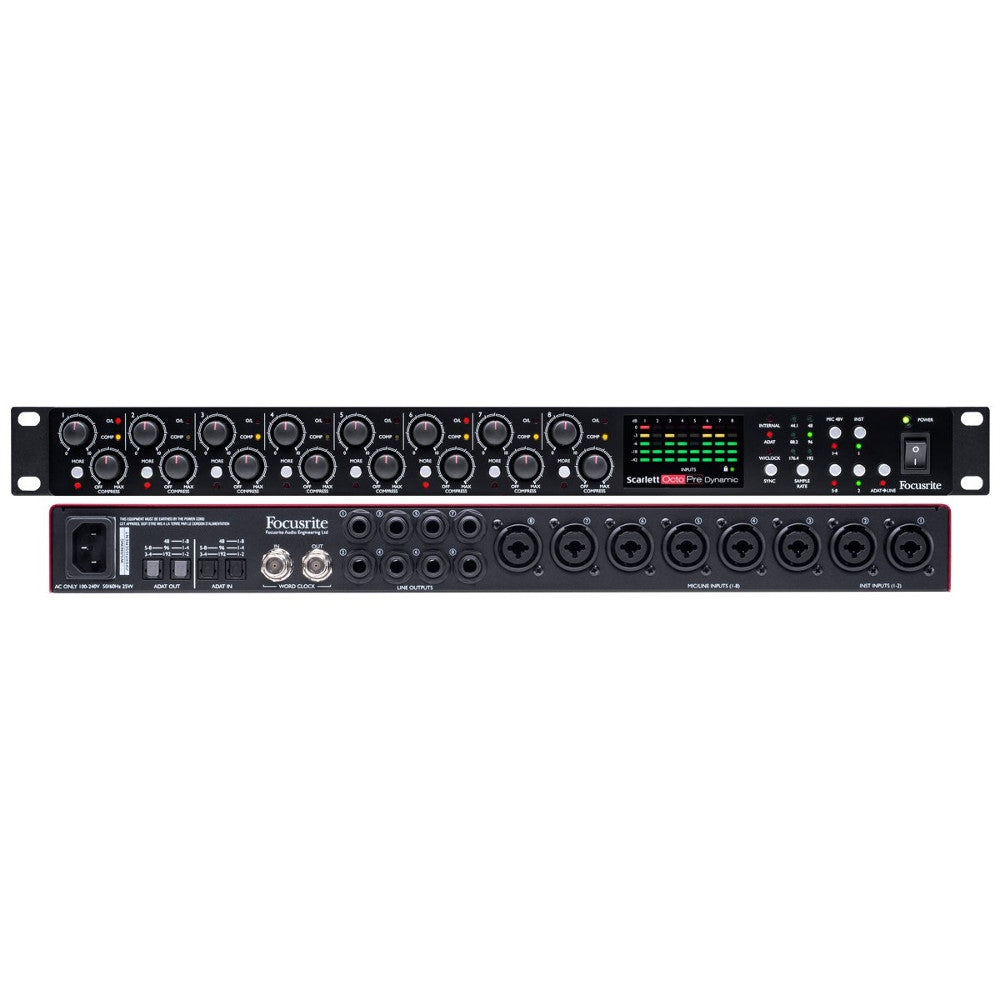 Focusrite Scarlett OctoPre Dynamic Preamp