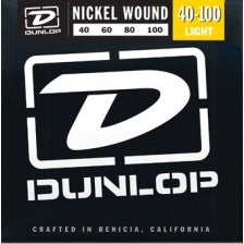 Jim Dunlop DBN40100 Nickel Wound Light 4 Telli Bas Gitar Teli (40-100)