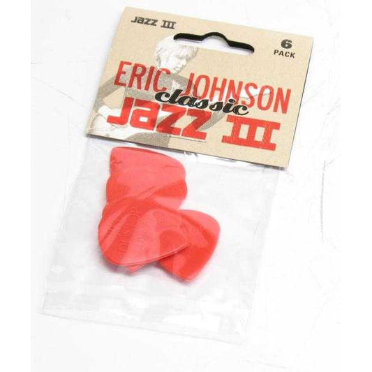 Jim Dunlop Eric Johnson Classic Jazz III 6'lı Paket Pena (1.38mm)