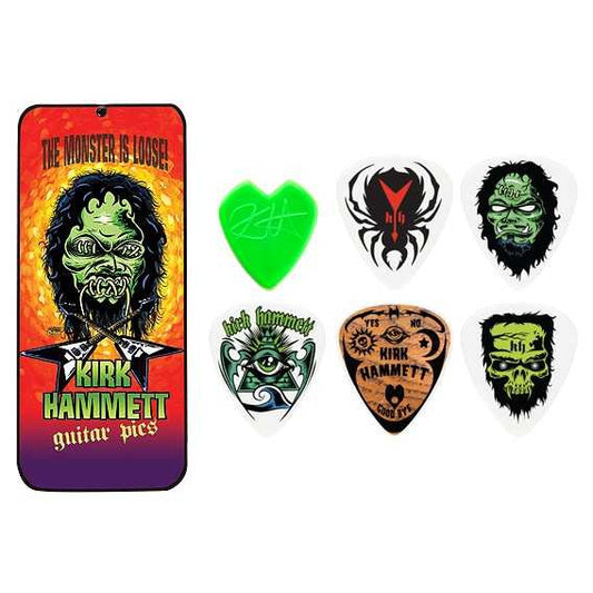 Jim Dunlop Kirk Hammett Signature 6'lı Paket Pena - (0.88mm)