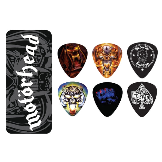 Jim Dunlop Motorhead Album Art 6'lı Paket Pena (0.73mm)