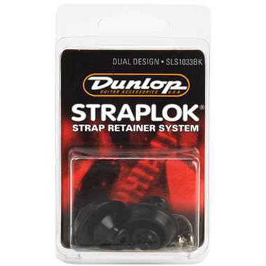 Jim Dunlop Straplok Dual Design Gitar Askı Kilidi - Siyah