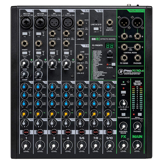 Mackie PROFX10 V3 10 Kanal FX Mixer