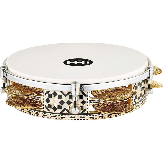 Meinl AERIQ1 Artisan 8 3/4" Riq Drum (White Pearl Mosaic Royale)