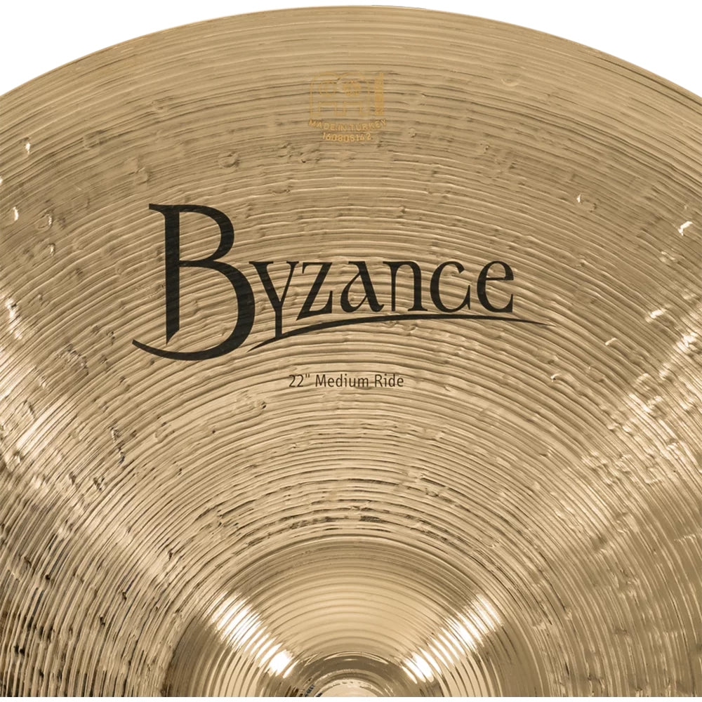 Meinl B22MR-B Byzance 22" Medium Brilliant Ride Zil