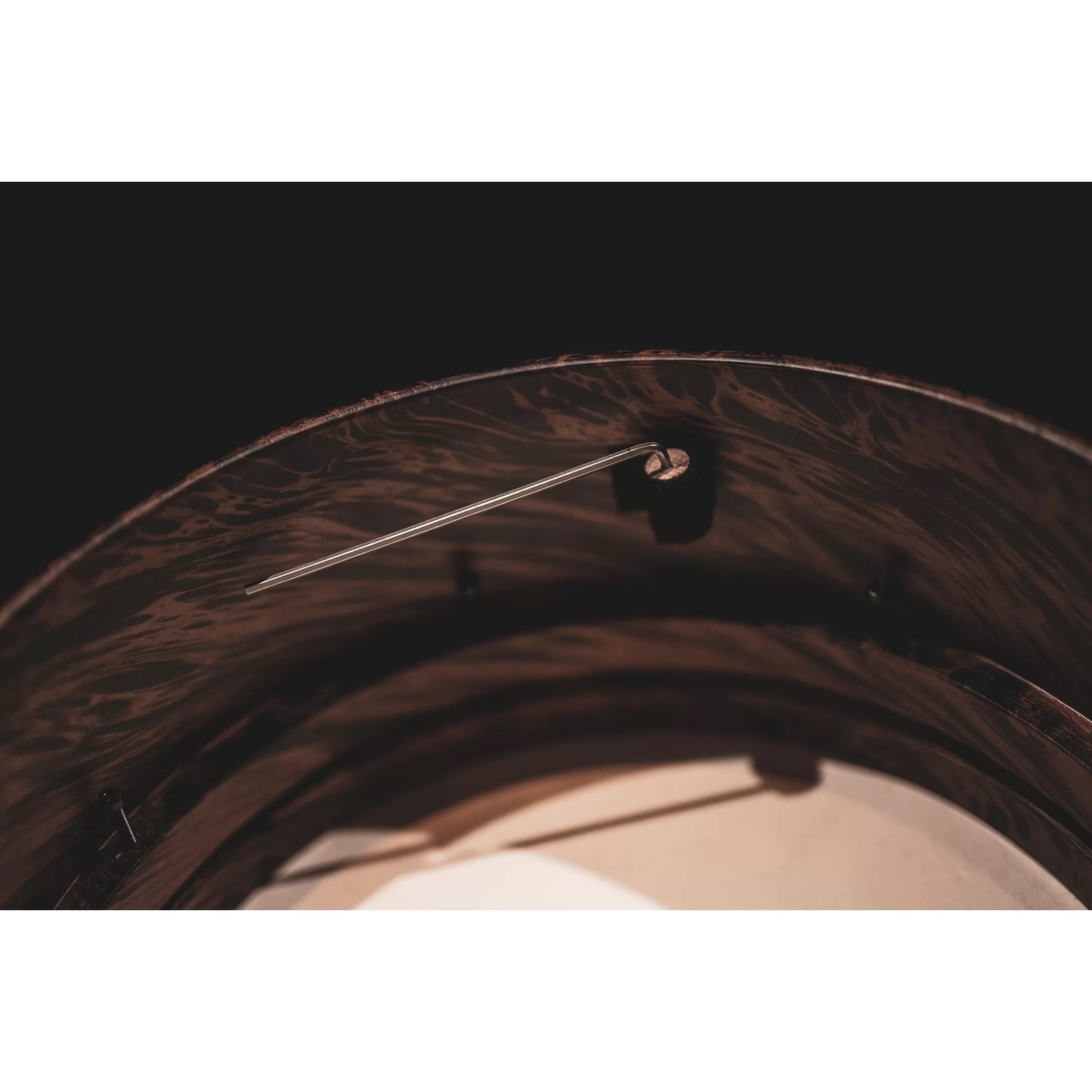 Meinl FD14IBO Irish Bodhran 14" Keçi Derisi Frame Drum (Brown Burl)