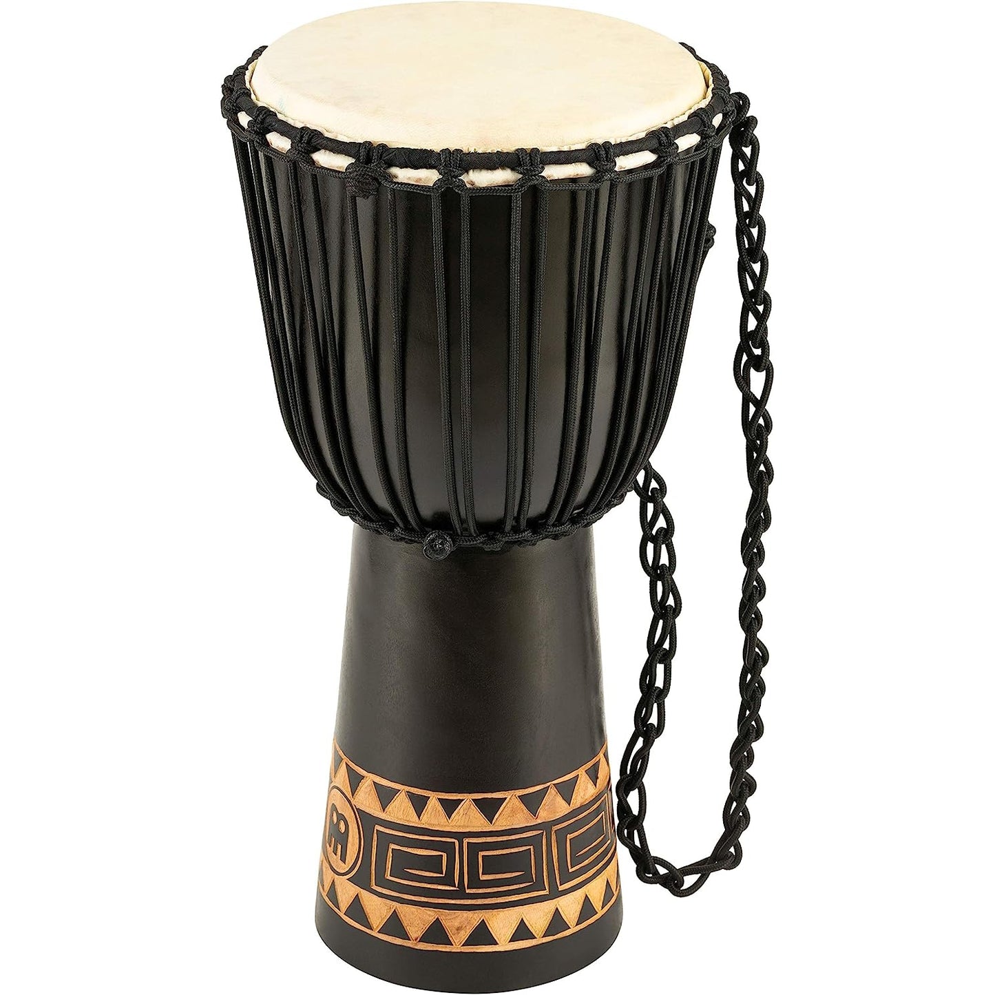 Meinl HDJ1-L Carving African Style 12" Djembe (Dark Brown)