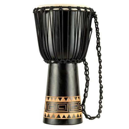 Meinl HDJ1-L Carving African Style 12" Djembe (Dark Brown)