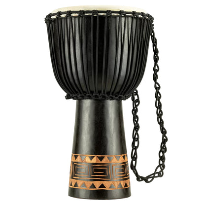 Meinl HDJ1-XL Carving African Style 13" Djembe (Dark Brown)