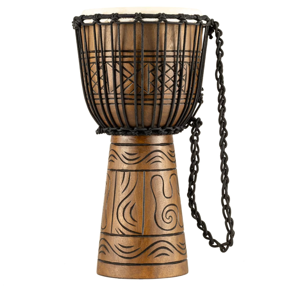 Meinl HDJ17-M Artifact Series 10" Djembe  (Wood Brown)