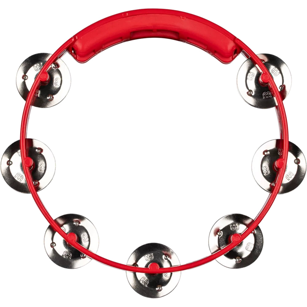 Meinl HTT8R Stainless Steel Jingle 1-Row 8" Tour Tamburin (Kırmızı)