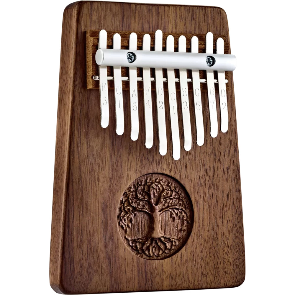 Meinl Sonic Energy KL1001TOL Solid Tree Of Life C Major 10 Note Kalimba (Black Walnut)