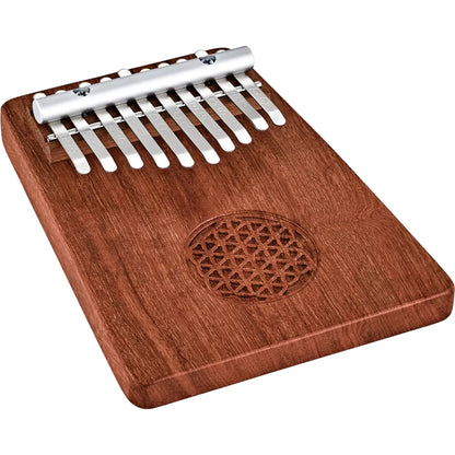 Meinl Sonic Energy KL1002FOL Solid Flower Of Life C Major 10 Note Kalimba (Zambesi Redwood)