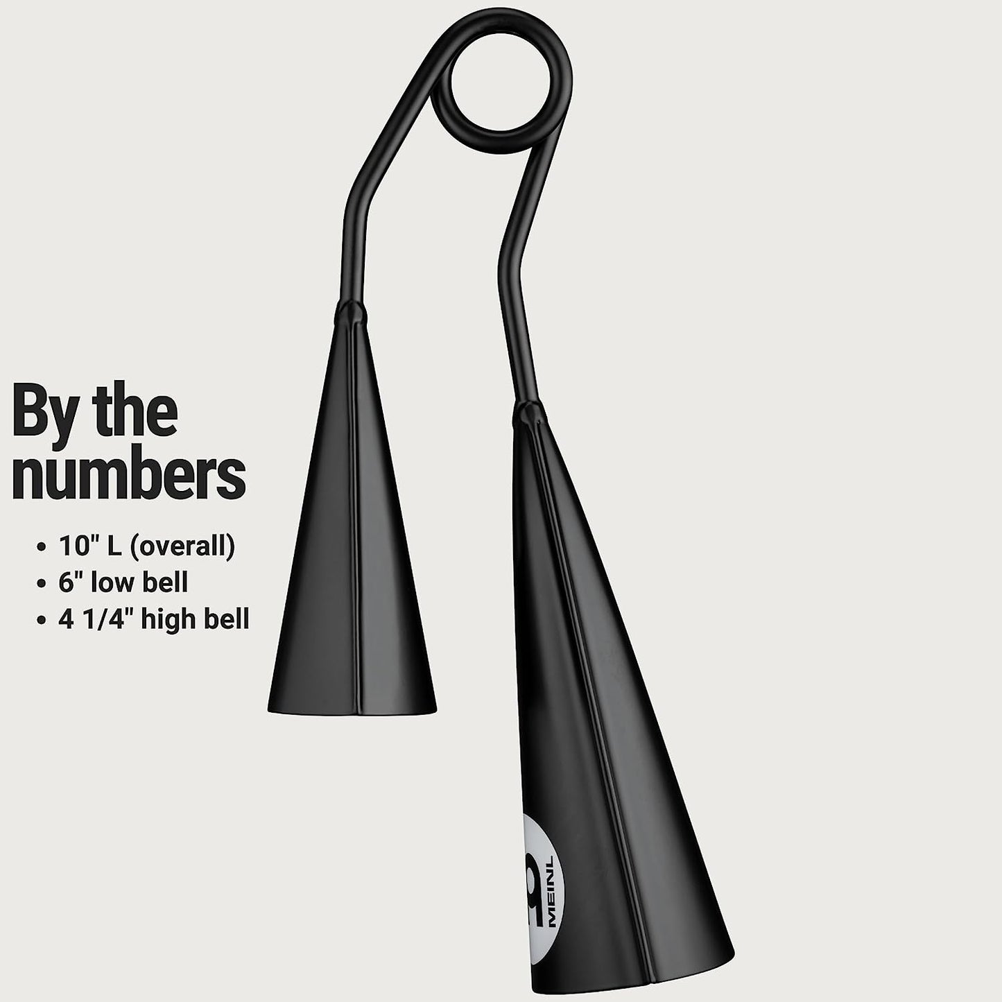 Meinl STBAG5 Powder Coating Small Agogo Bell (Siyah)