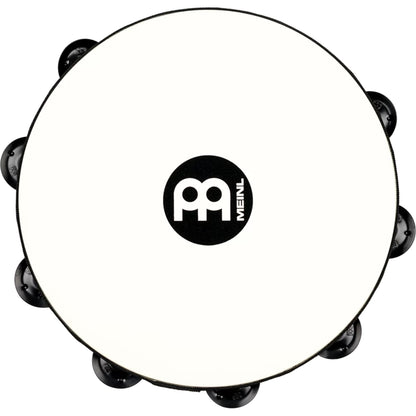 Meinl TAH2BK-R-TF Traditional Wood Frame Steel Jingles 2 Rows 10" Tamburin (Kırmızı)