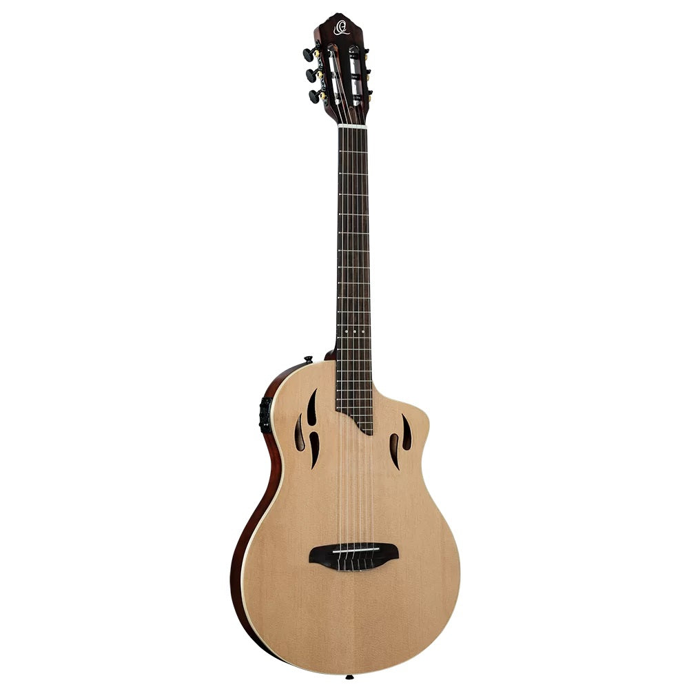 Ortega TourPlayer RTPSTD-NAT Elektro Klasik Gitar (Natural)