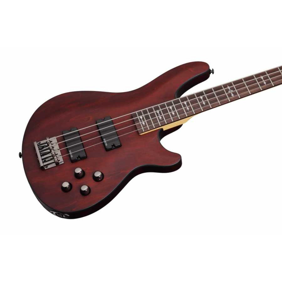 Schecter OMEN-4 4 Telli Bas Gitar - Walnut Satin