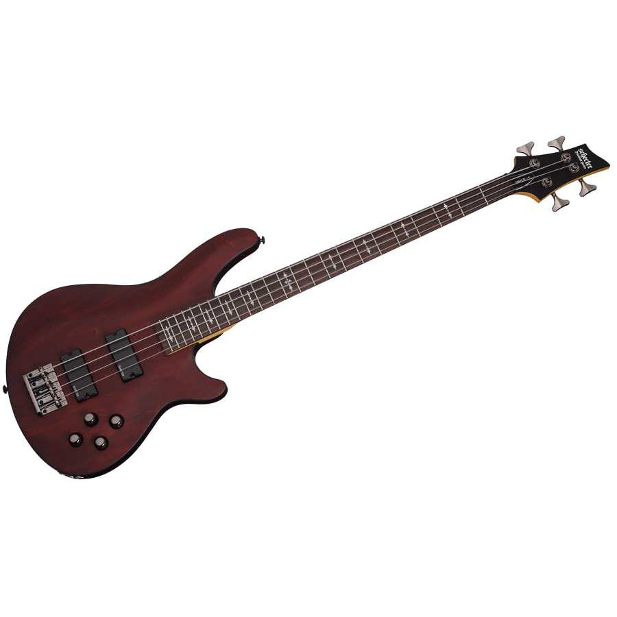 Schecter OMEN-4 4 Telli Bas Gitar - Walnut Satin