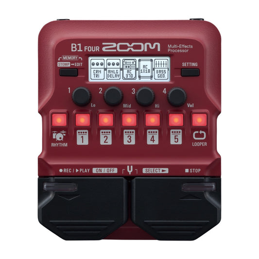 Zoom B1 FOUR Bass Multi-Efekt Prosesörü