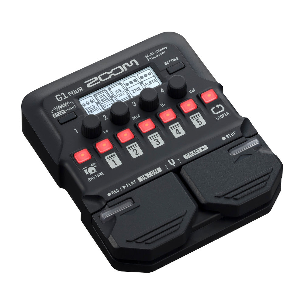 Zoom G1 FOUR Multi-Efekt Prosesörü – Kıvılcım Müzik