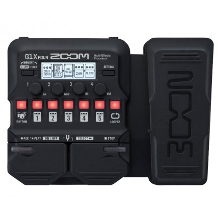 ZOOM G1 FOUR/G1X FOUR マルチエフェクトプロセッサー Zoom G1x FOUR Expression Pedallı Multi-Efekt Prosesörü – Kıvılcım